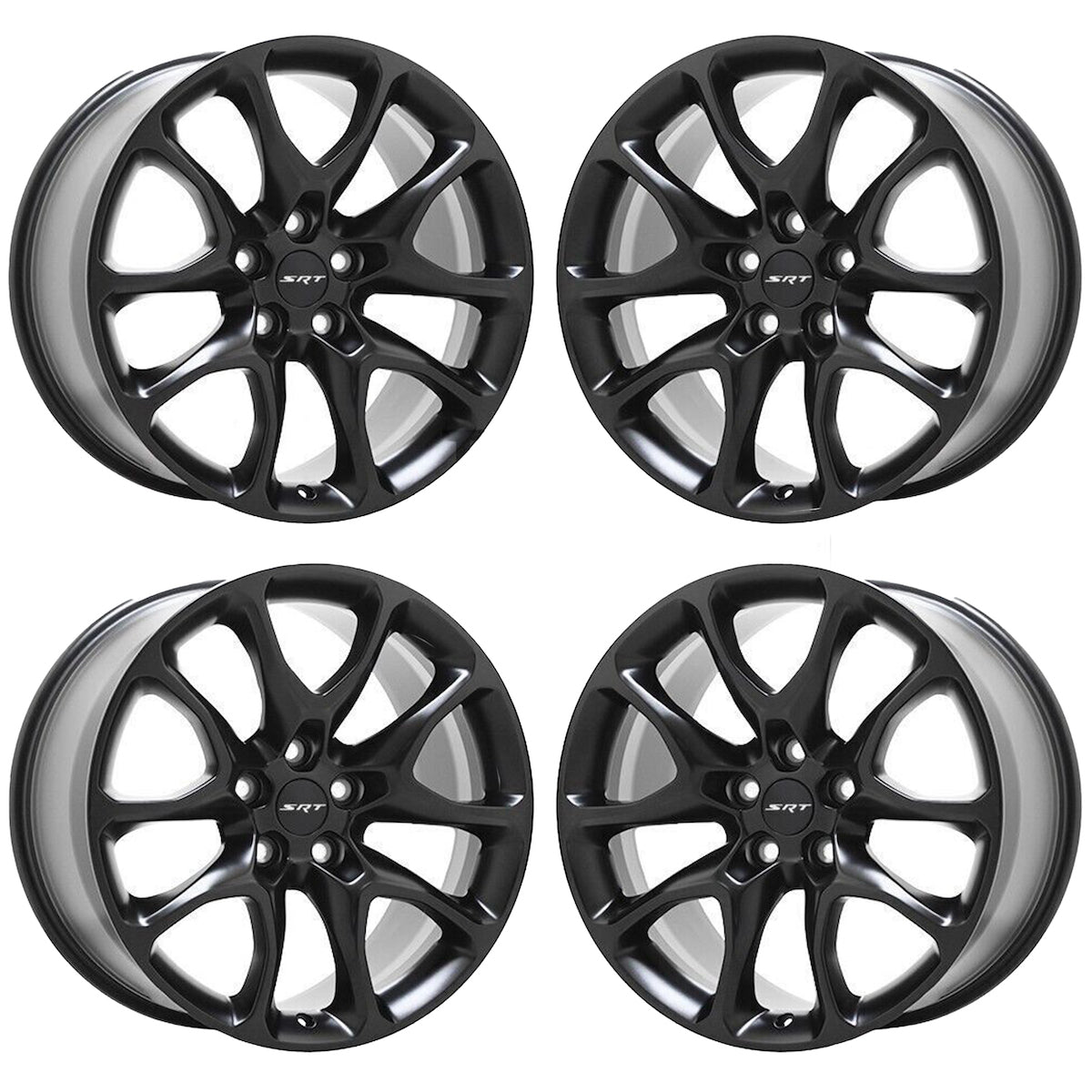 20" Dodge Durango Hellcat SRT Satin Black wheels rims Factory OEM set 2733