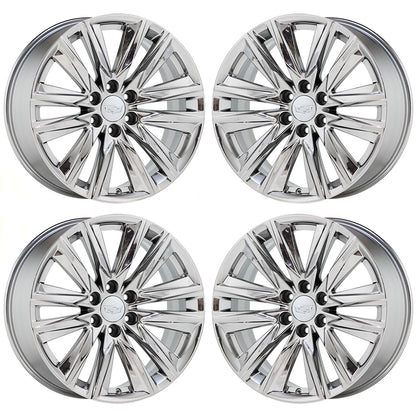 22" Cadillac Escalade Sport Bright Chrome wheels rims Factory OEM 4869 EXCHANGE