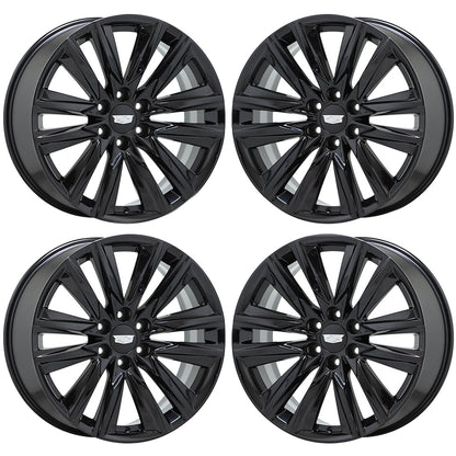 22" Cadillac Escalade Sport Gloss Black wheels rims Factory OEM 4869 EXCHANGE