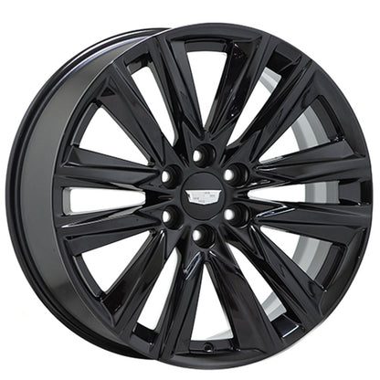 22" Cadillac Escalade Sport Gloss Black wheels rims Factory OEM 4869 EXCHANGE
