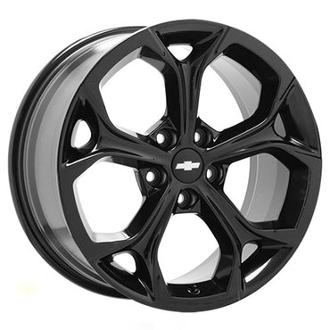 18" Chevrolet Malibu Gloss Black wheels rims Factory OEM set 2016-2024 - 5893