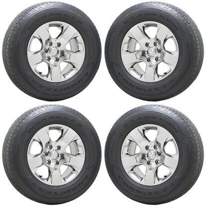 18" Dodge Ram 1500 Truck Bright Chrome wheels rims tires Factory OEM set 4 2669