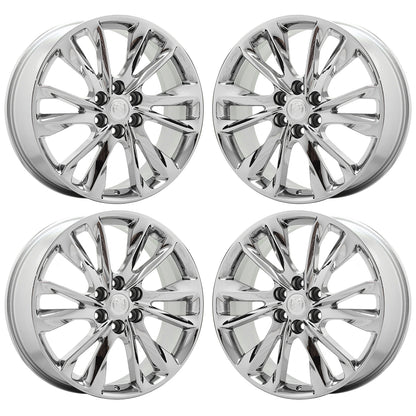 21" Buick Enclave Bright Chrome Wheels Rims Factory OEM set EXCHANGE