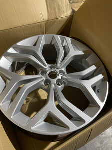 NEW 21" Range Rover Velar Silver wheel rim Factory OEM single 72304