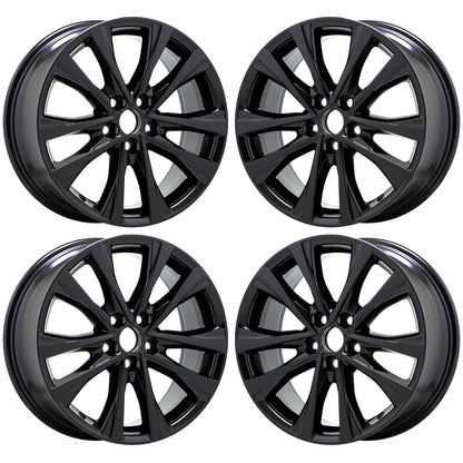 18" Toyota RAV4 Gloss Black wheels rims Factory OEM set 75200 EXCHANGE