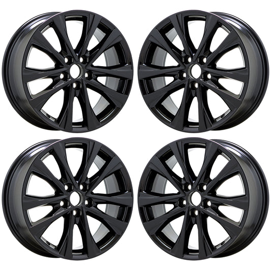 18" Toyota RAV4 Gloss Black wheels rims Factory OEM set 75200 EXCHANGE