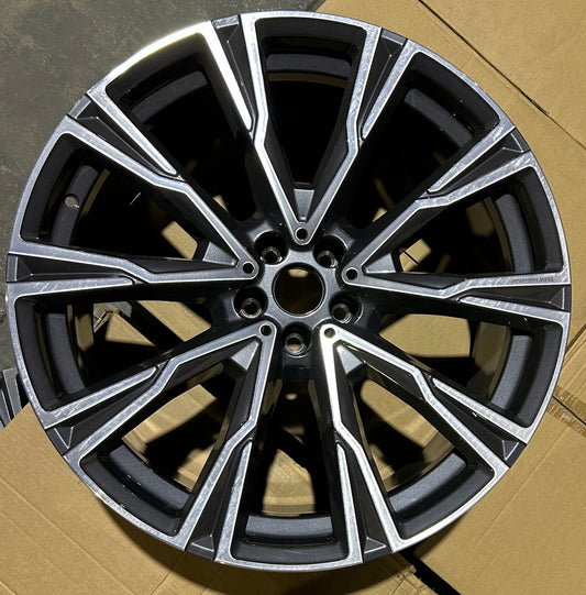 22x9.5 FRONT BMW X7 wheels rims Factory OEM SINGLE 86534 G07 STYLE 758