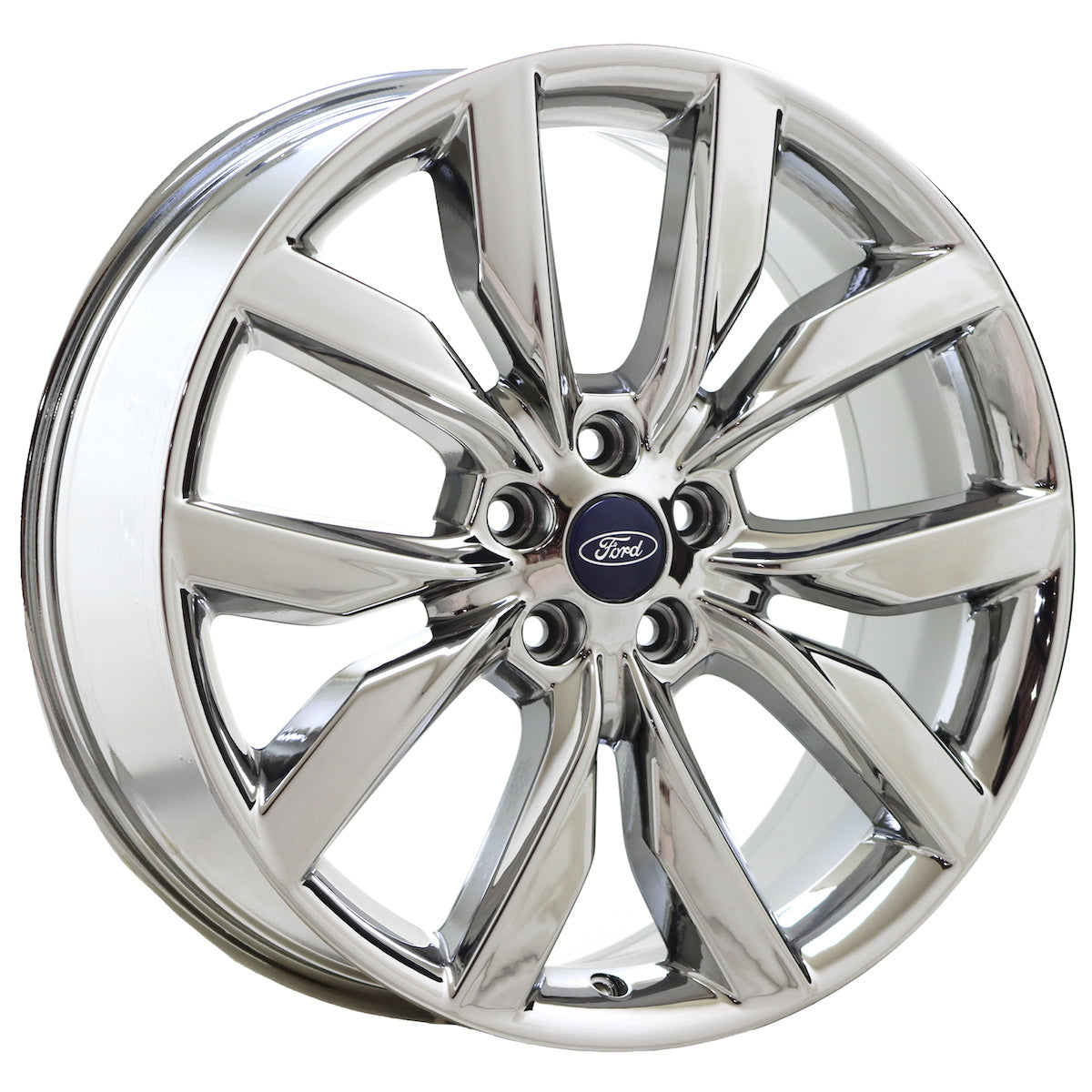 19" Ford Escape Bright Chrome wheels rims Factory OEM set 10112 EXCHANGE