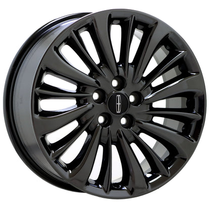18" Lincoln Nautilus Black Chrome wheels rims Factory OEM set 10215