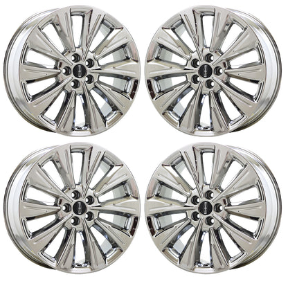 19" Lincoln Corsair Bright Chrome wheels rims Factory OEM 10248 EXCHANGE