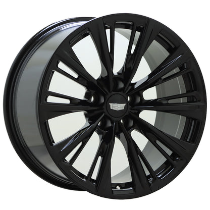 19" Cadillac CT5-V Gloss Black Wheels Factory OEM 14072 14074 EXCHANGE