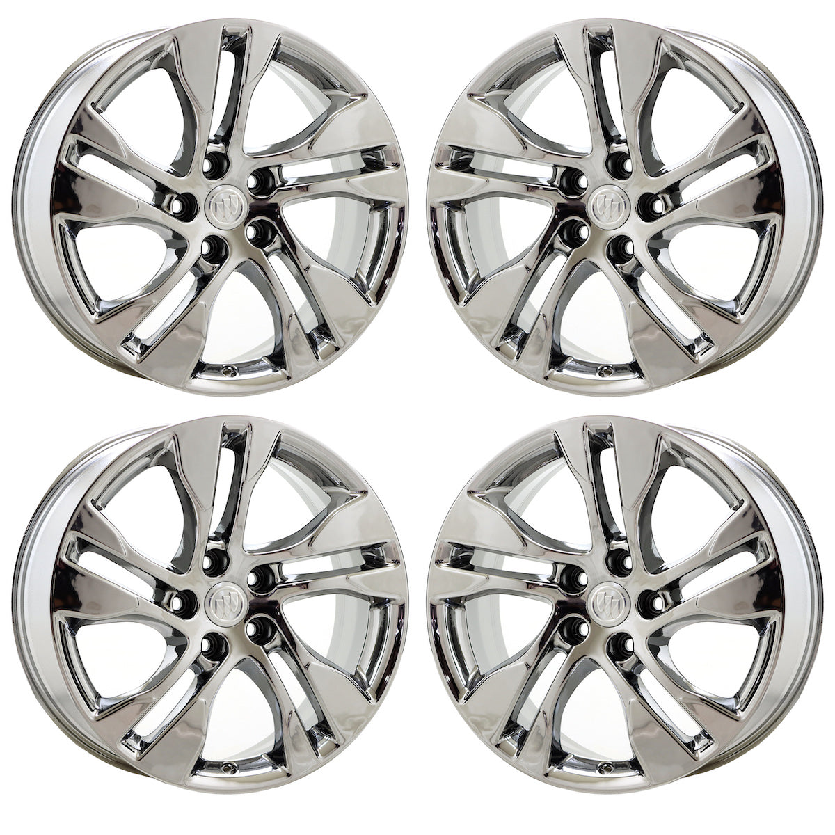 18" Buick Regal Bright Chrome wheels rims Factory OEM set 4811 EXCHANGE