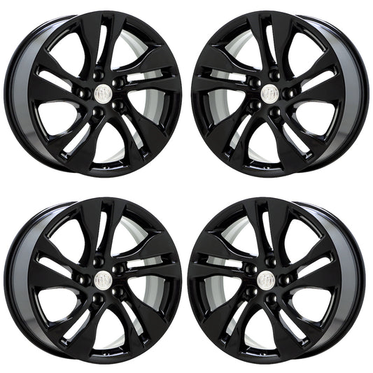 18" Buick Regal TourX Gloss Black wheels rims Factory OEM set 4811 EXCHANGE