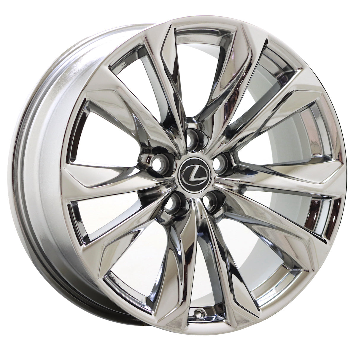 20" Lexus LS500 LS500h Bright Chrome wheels rims Factory OEM set 74368 EXCHANGE