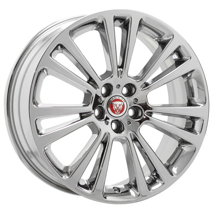 19" Jaguar XF Bright Chrome wheels rims 2009-2021 Factory OEM set 59949 EXCHANGE