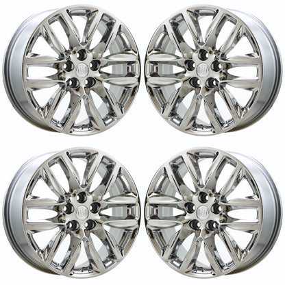 19" Buick Envision Bright Chrome wheels rims Factory OEM set 4152 EXCHANGE