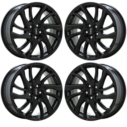 18" Lincoln Corsair Gloss Black wheels rims Factory OEM 10247