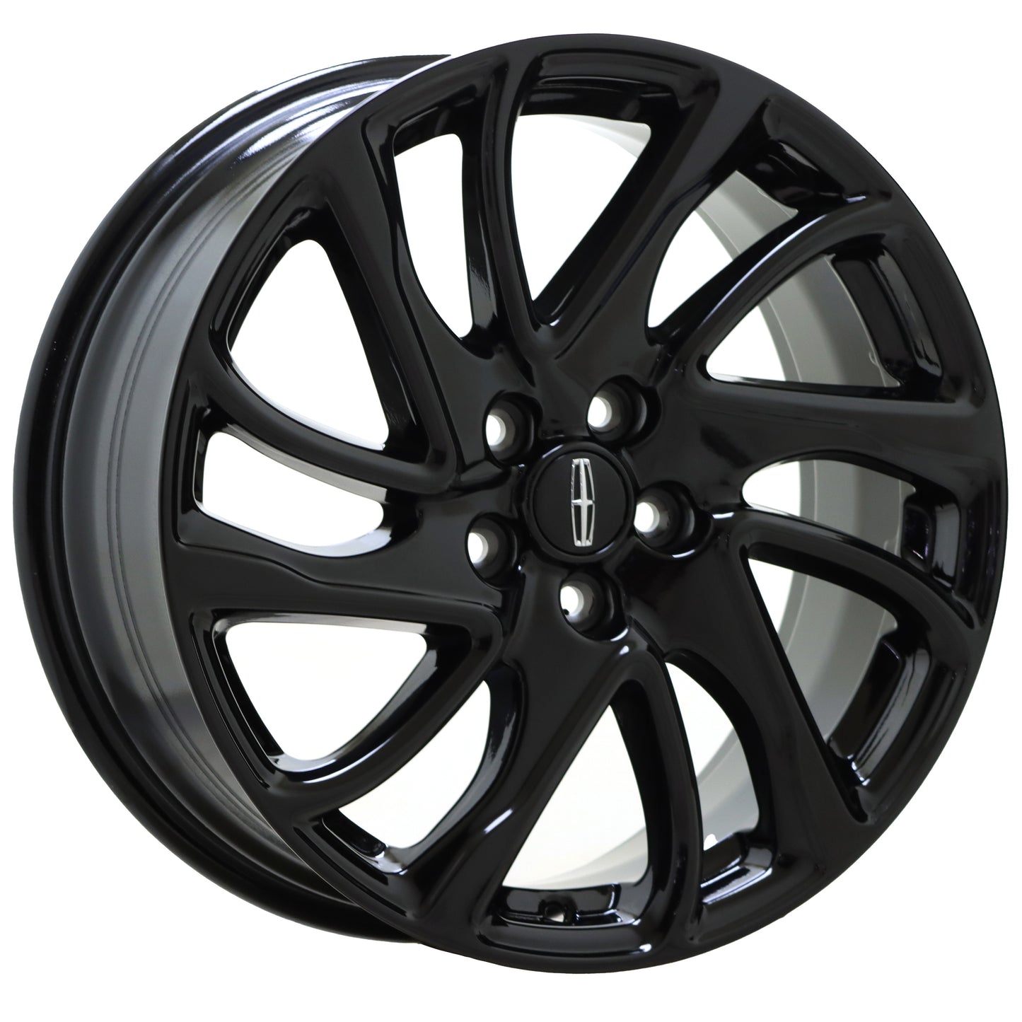 18" Lincoln Corsair Gloss Black wheels rims Factory OEM 10247