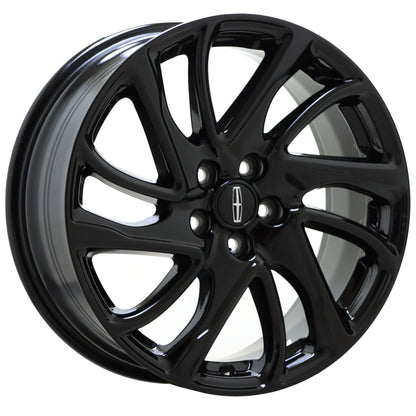 18" Lincoln Corsair Gloss Black wheels rims Factory OEM 10247