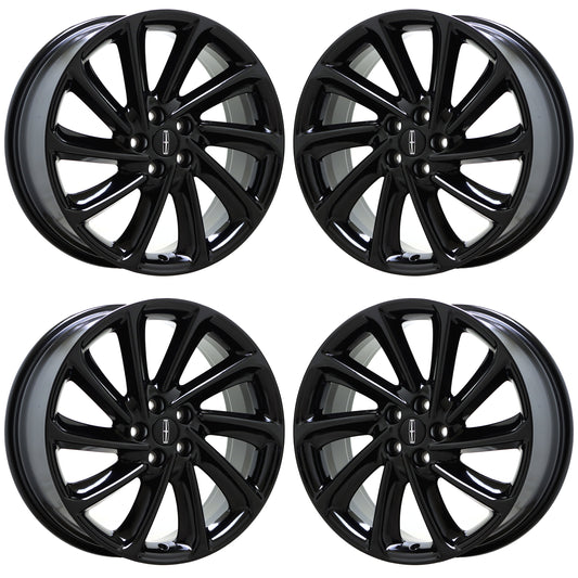 19" Lincoln Corsair Gloss Black wheels rims Factory OEM 10422 EXCHANGE