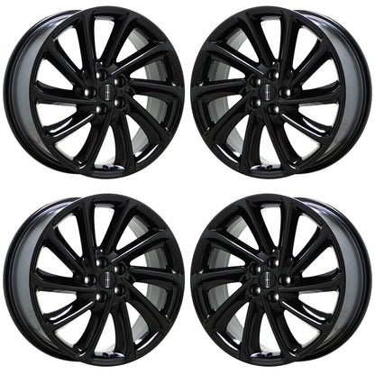 19" Lincoln Corsair Gloss Black wheels rims Factory OEM 10422 EXCHANGE