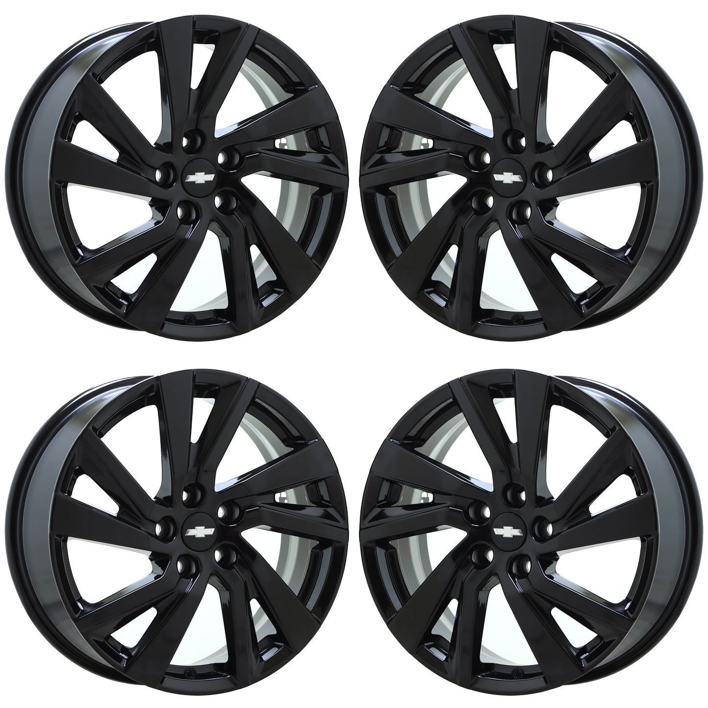 18" Chevrolet Equinox Gloss Black wheels rims Factory OEM set 14062 EXCHANGE