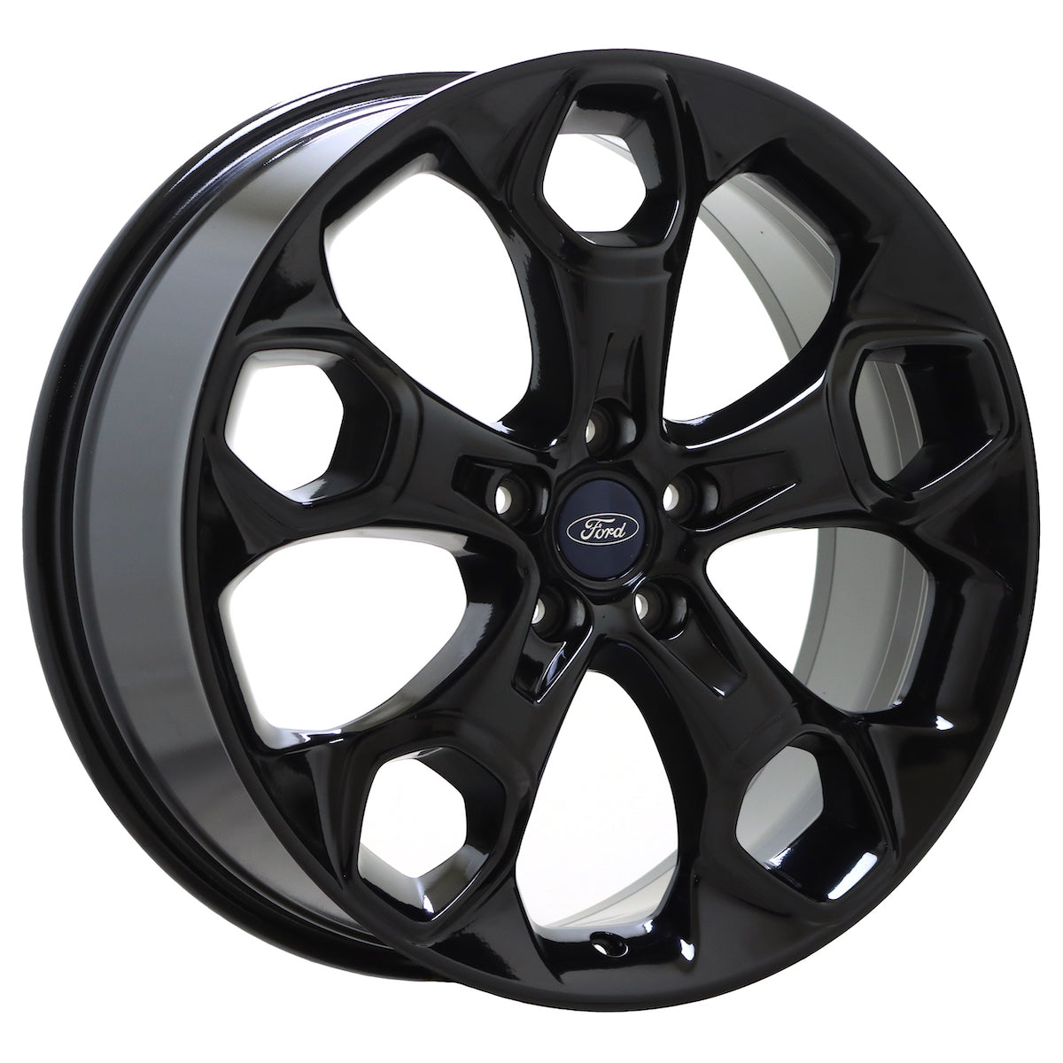 19" Ford Escape Gloss Black wheels rims Factory OEM set 3947