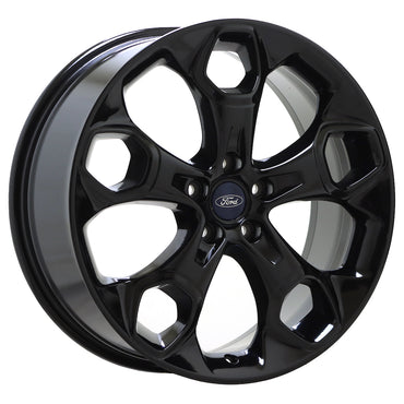 19" Ford Escape Gloss Black wheels rims Factory OEM set 3947