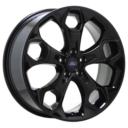 19" Ford Escape Gloss Black wheels rims Factory OEM set 3947