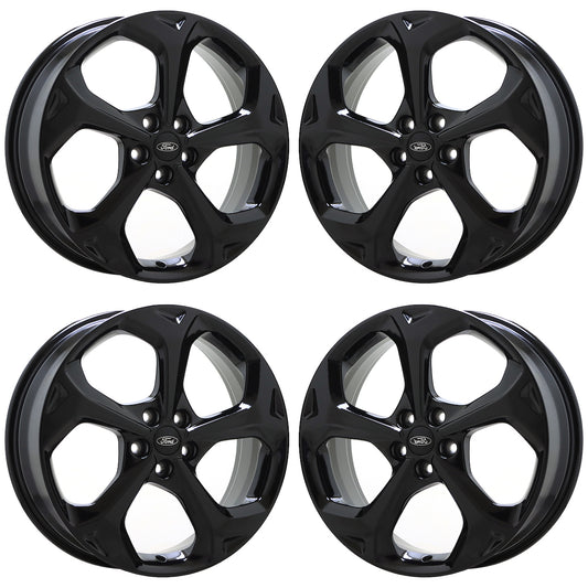 19" Ford Escape / Lincoln MKC Gloss Black wheels rims Factory OEM set 10467