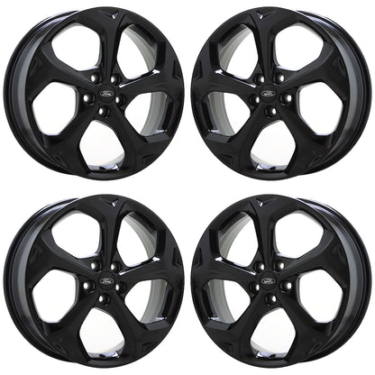 19" Ford Escape / Lincoln MKC Gloss Black wheels rims Factory OEM set 10467