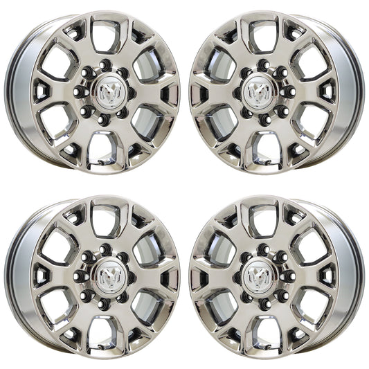 18" Dodge Ram 2500-3500 Truck Bright Chrome wheels rims Factory OEM set 2693