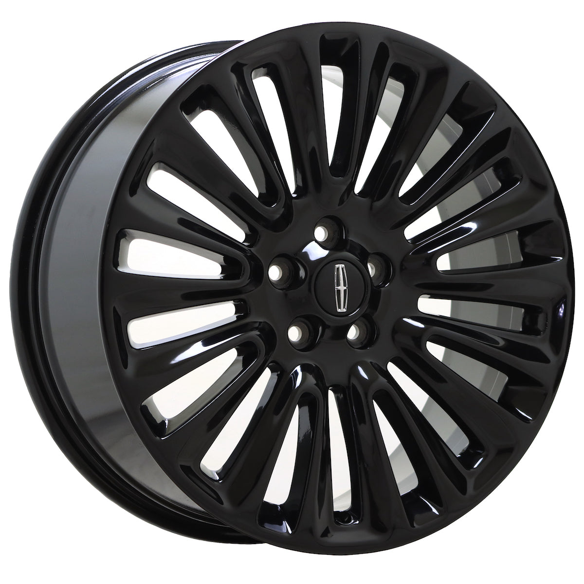 19" Lincoln MKZ Gloss Black wheels rims Factory OEM set 3954