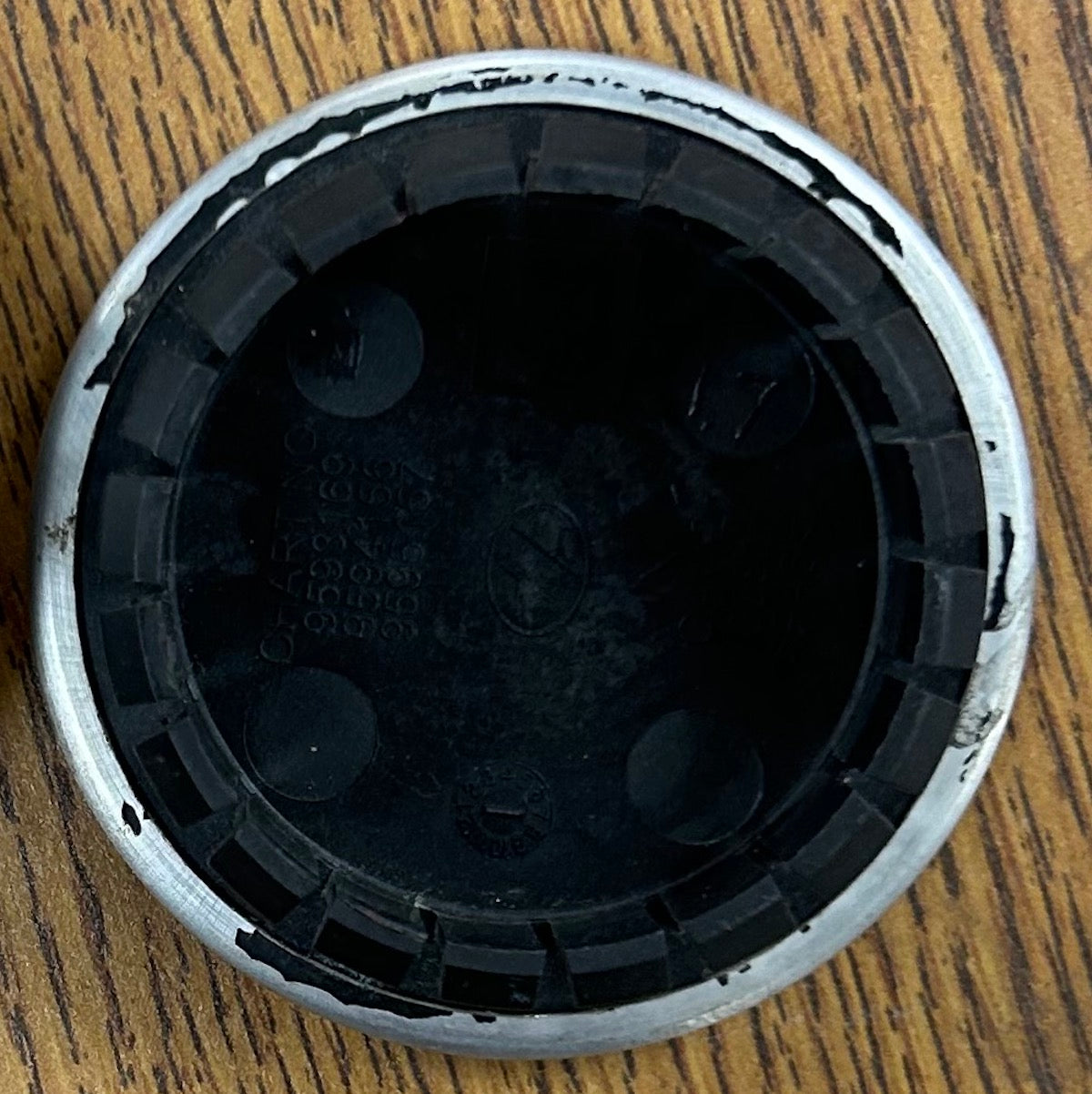 2 5/16" Buick Encore Envision LaCrosse Regal Brushed Center Cap #9597714 x1