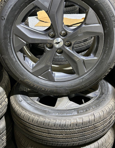 18" Ford Mustang Mach-E Grey wheels rims tires Factory OEM set 10335