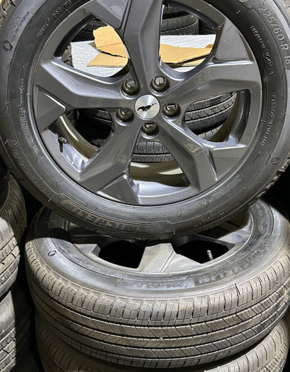 18" Ford Mustang Mach-E Grey wheels rims tires Factory OEM set 10335