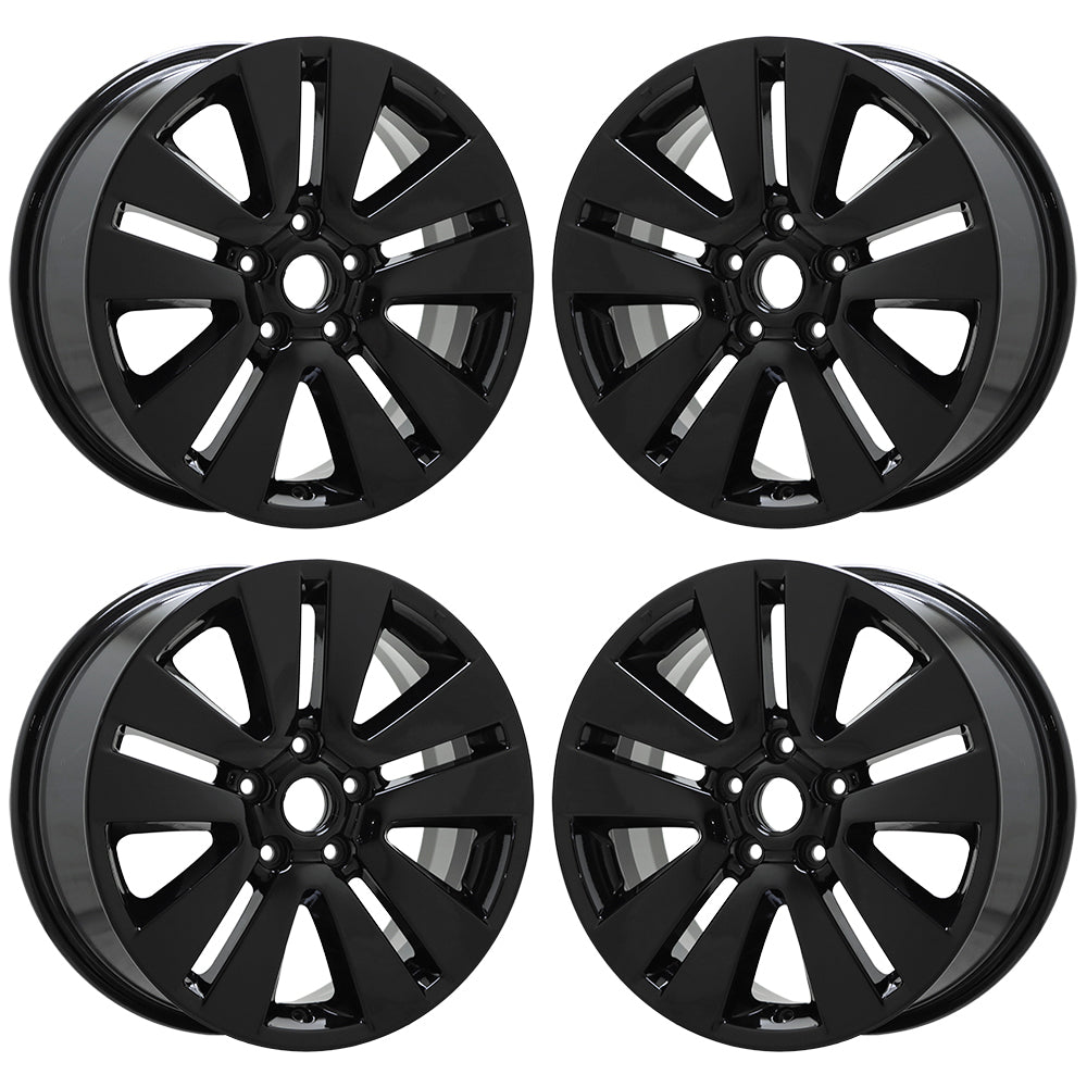 17" Subaru Outback Gloss Black wheels rims Factory OEM set 68824