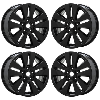 17" Subaru Outback Gloss Black wheels rims Factory OEM set 68824