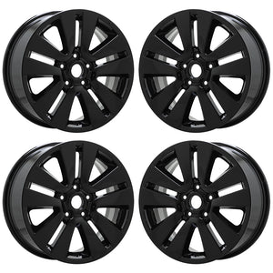 17" Subaru Outback Gloss Black wheels rims Factory OEM set 68824 EXCHANGE