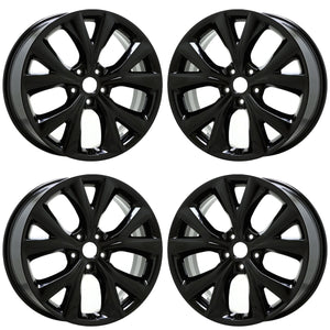 19" Hyundai Santa Fe Black wheels rims Factory OEM set 70910 EXCHANGE
