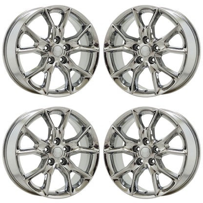 20" Jeep Grand Cherokee Bright Chrome wheels rims Factory OEM set 9138 EXCHANGE