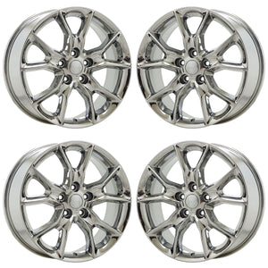 20" Jeep Grand Cherokee Bright Chrome wheels rims Factory OEM set 9138 EXCHANGE