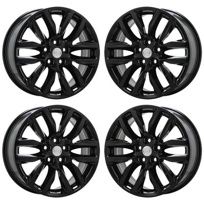 19" Buick Envision Gloss Black wheels rims Factory OEM set 4152