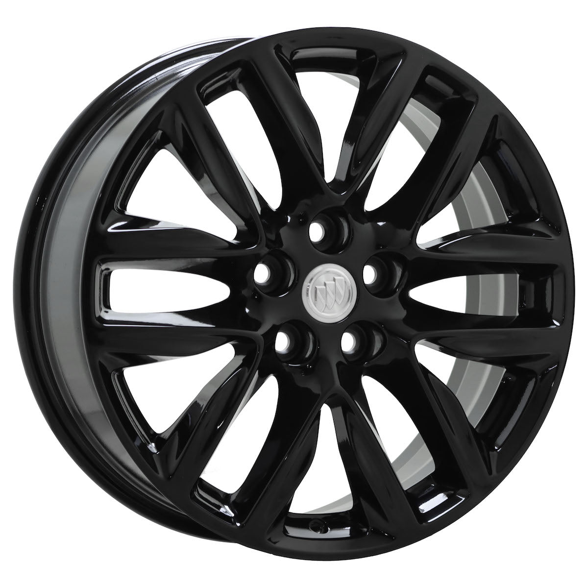 19" Buick Envision Gloss Black wheels rims Factory OEM set 4152