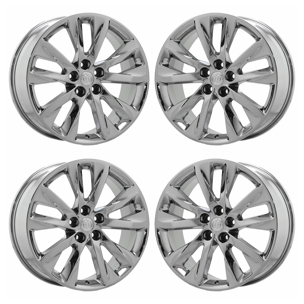 20" Buick Envision Bright Chrome wheels rims Factory OEM set 4163