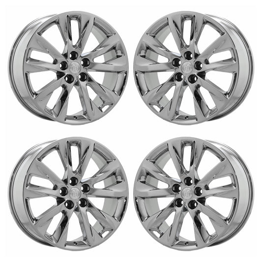 20" Buick Envision Bright Chrome wheels rims Factory OEM set 4163