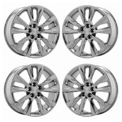 20" Buick Envision Bright Chrome wheels rims Factory OEM set 4163 EXCHANGE