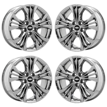 18" Chevrolet Impala Bright Chrome wheels rims Factory OEM set 5710 5612