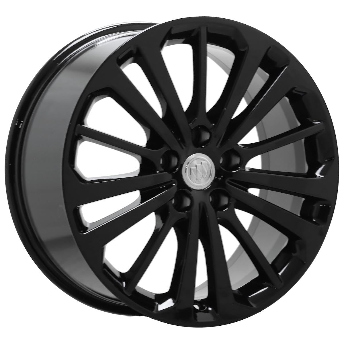 18" Buick Regal Gloss Black wheels rims Factory OEM set 4812 EXCHANGE