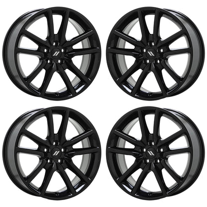 20" Dodge Charger Challenger Gloss Black wheels rims Factory OEM set 2712